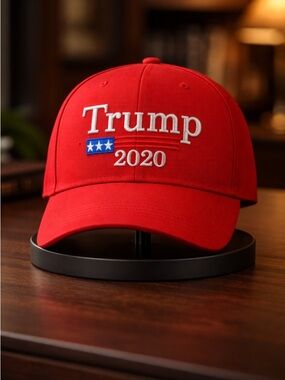 EUC - Trump 2020 Red Baseball Cap Republican Political 2024